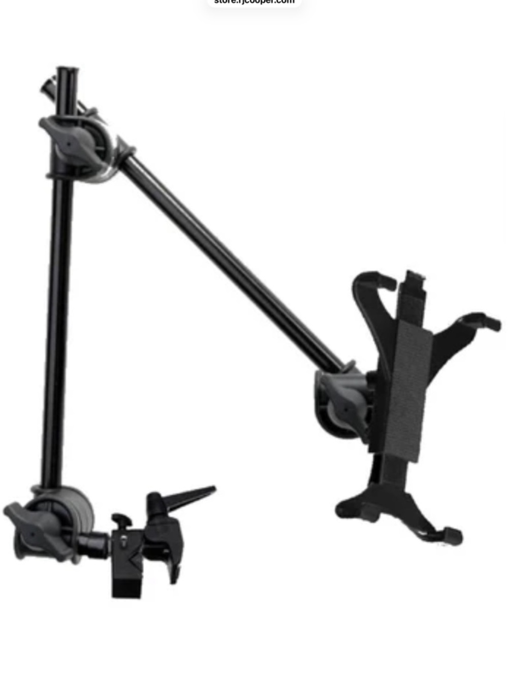 RJ Cooper Adjustable Articulating Arm W/ Tablet Holder Black Preowned